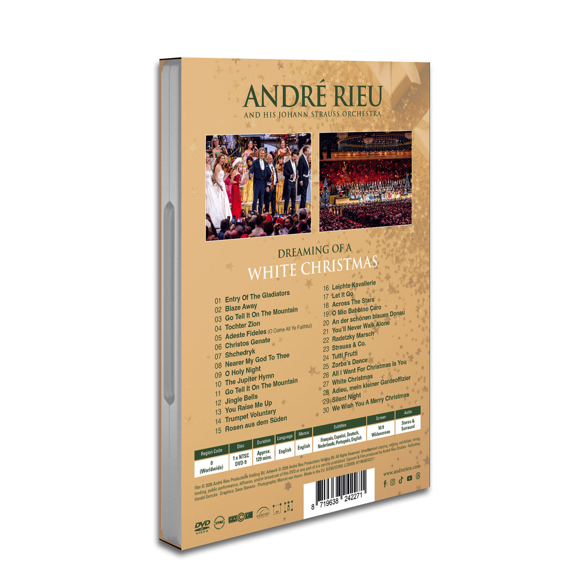 ANDRÉ RIEU Dreaming of a White Christmas DVD