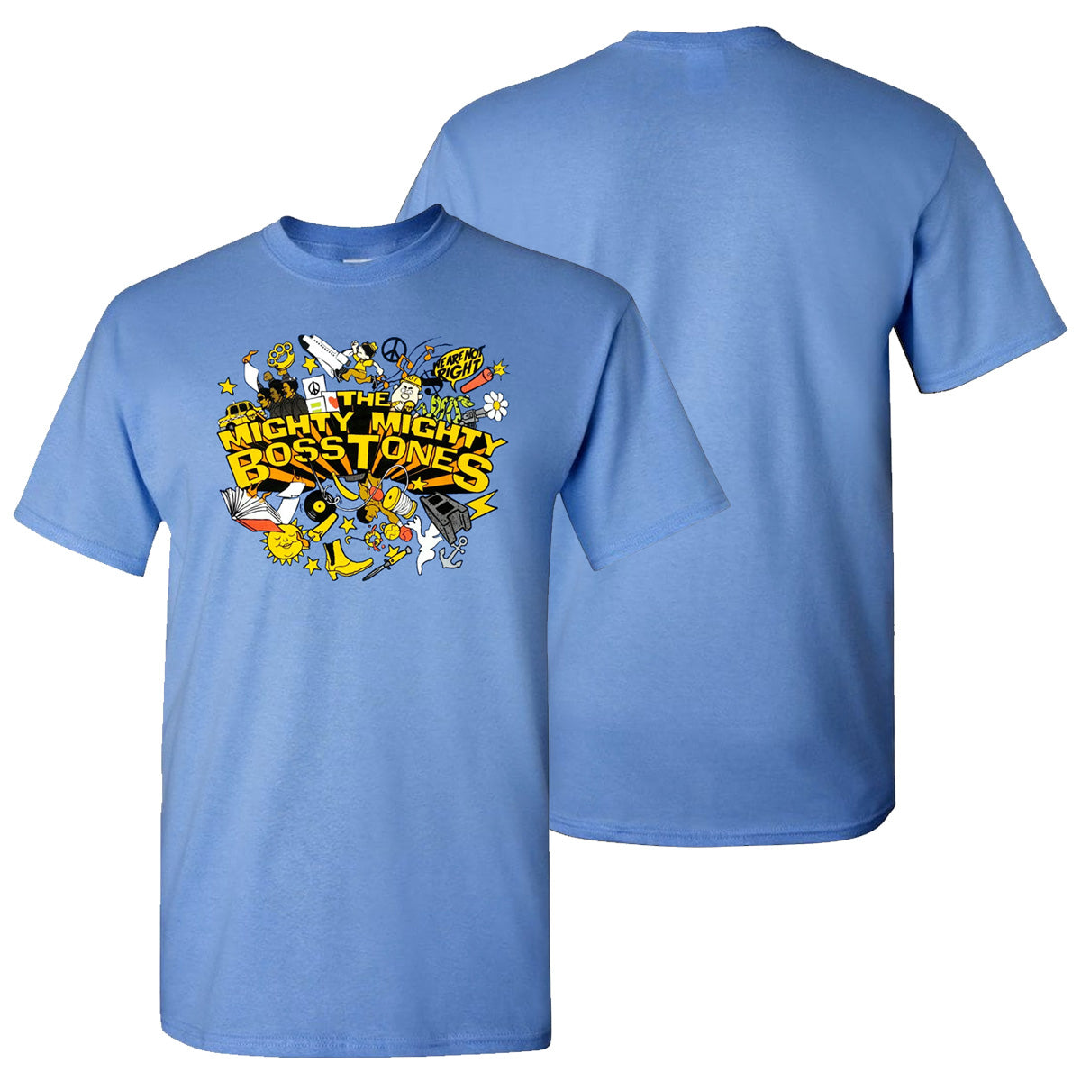MIGHTY MIGHTY BOSSTONES While We're At It Explosion Blue T-Shirt