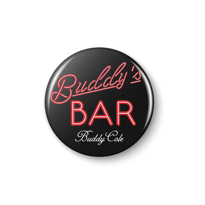 BUDDY COLE Buddy's Bar Button