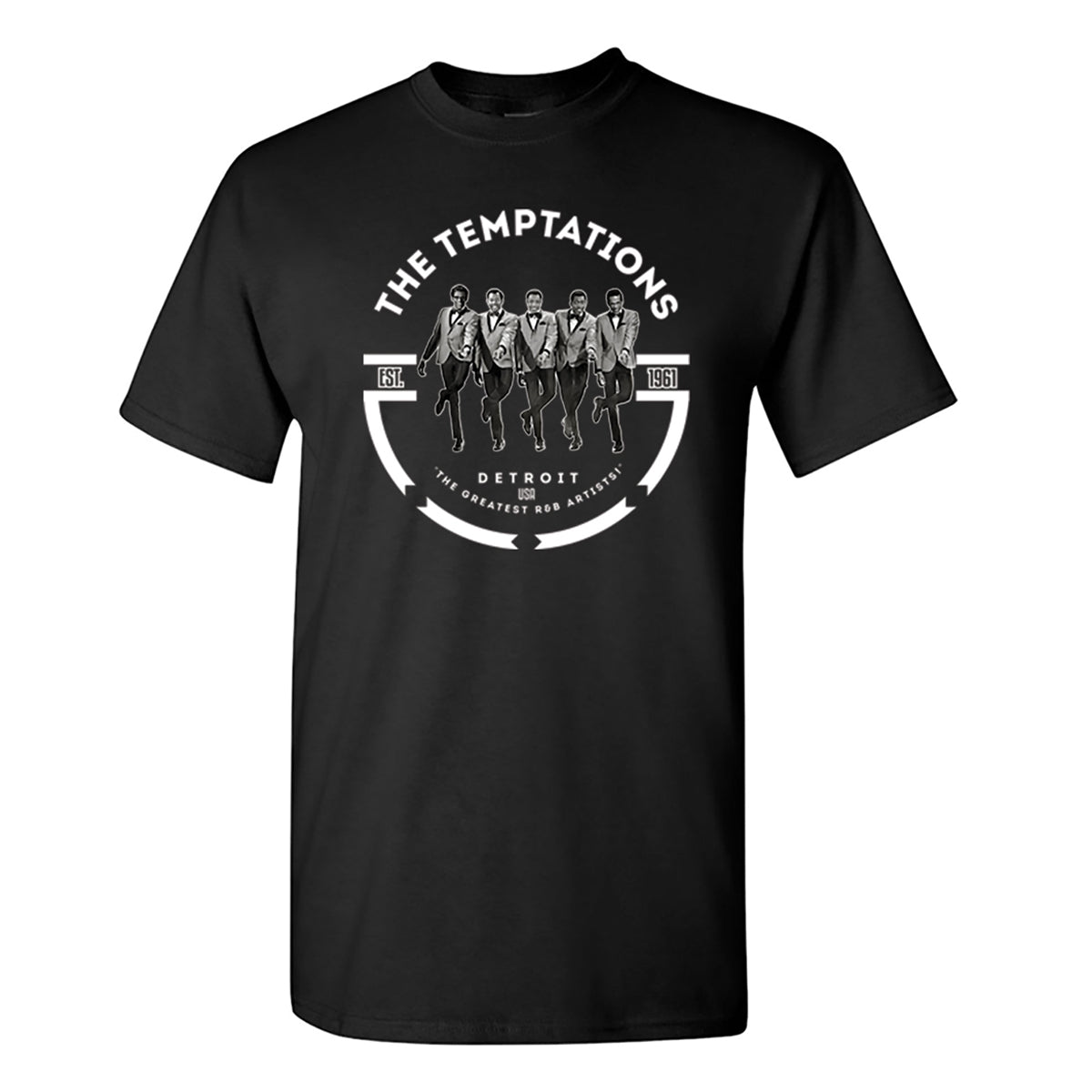 THE TEMPTATIONS Circle 1961 Band T-Shirt