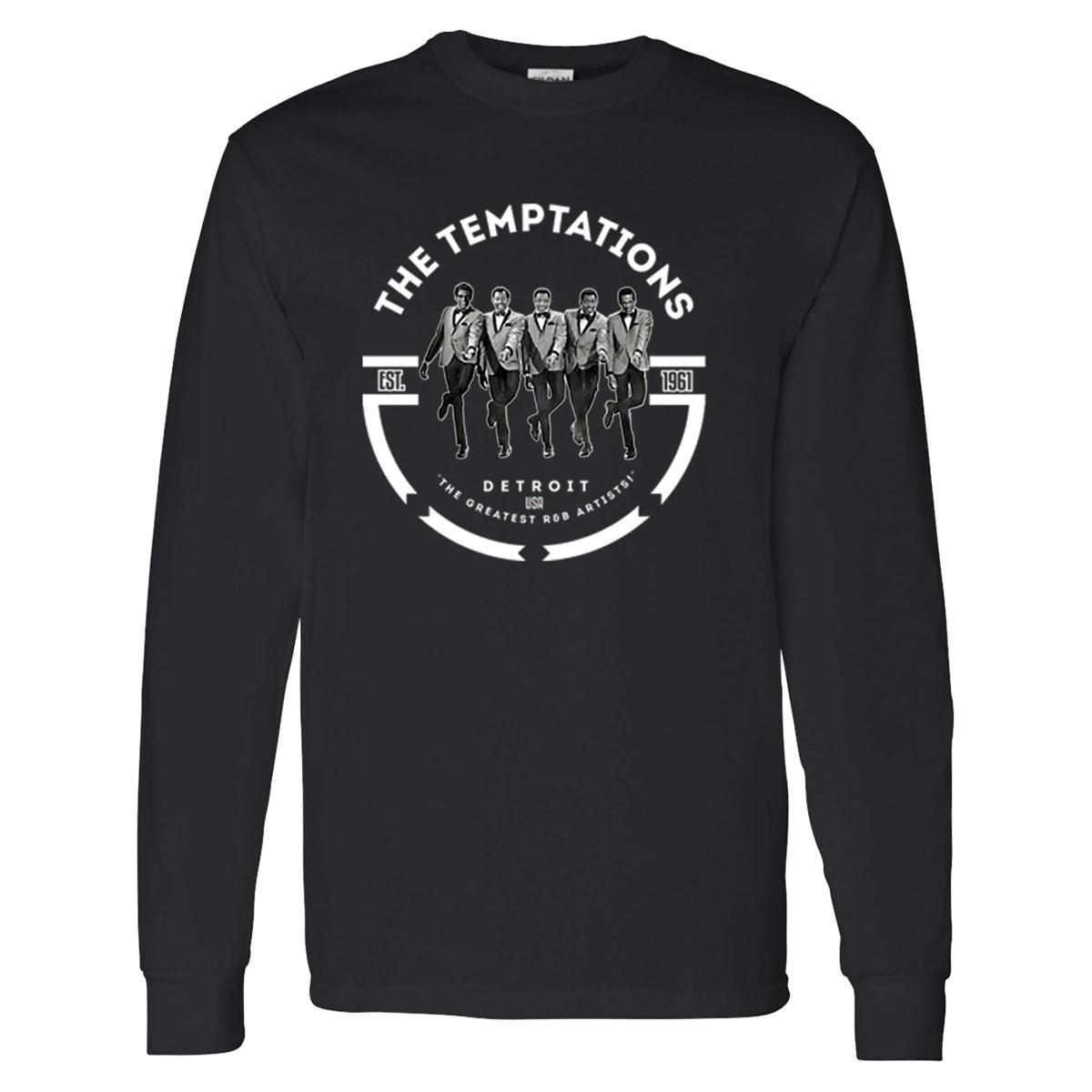 THE TEMPTATIONS Circle 1961 Tour Longsleeve T-Shirt