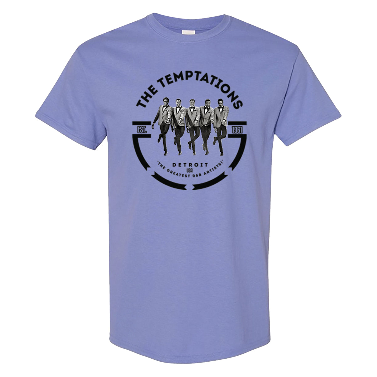 THE TEMPTATIONS Circle 1961 Tour T-Shirt