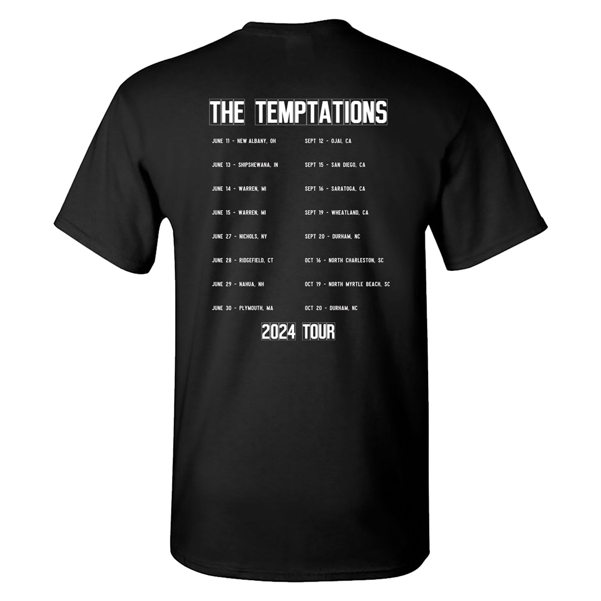 THE TEMPTATIONS Circle 1961 Band T-Shirt
