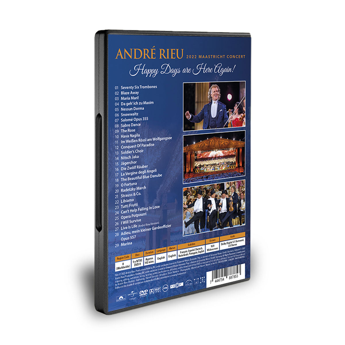 ANDRÉ RIEU Happy Days are Here Again DVD