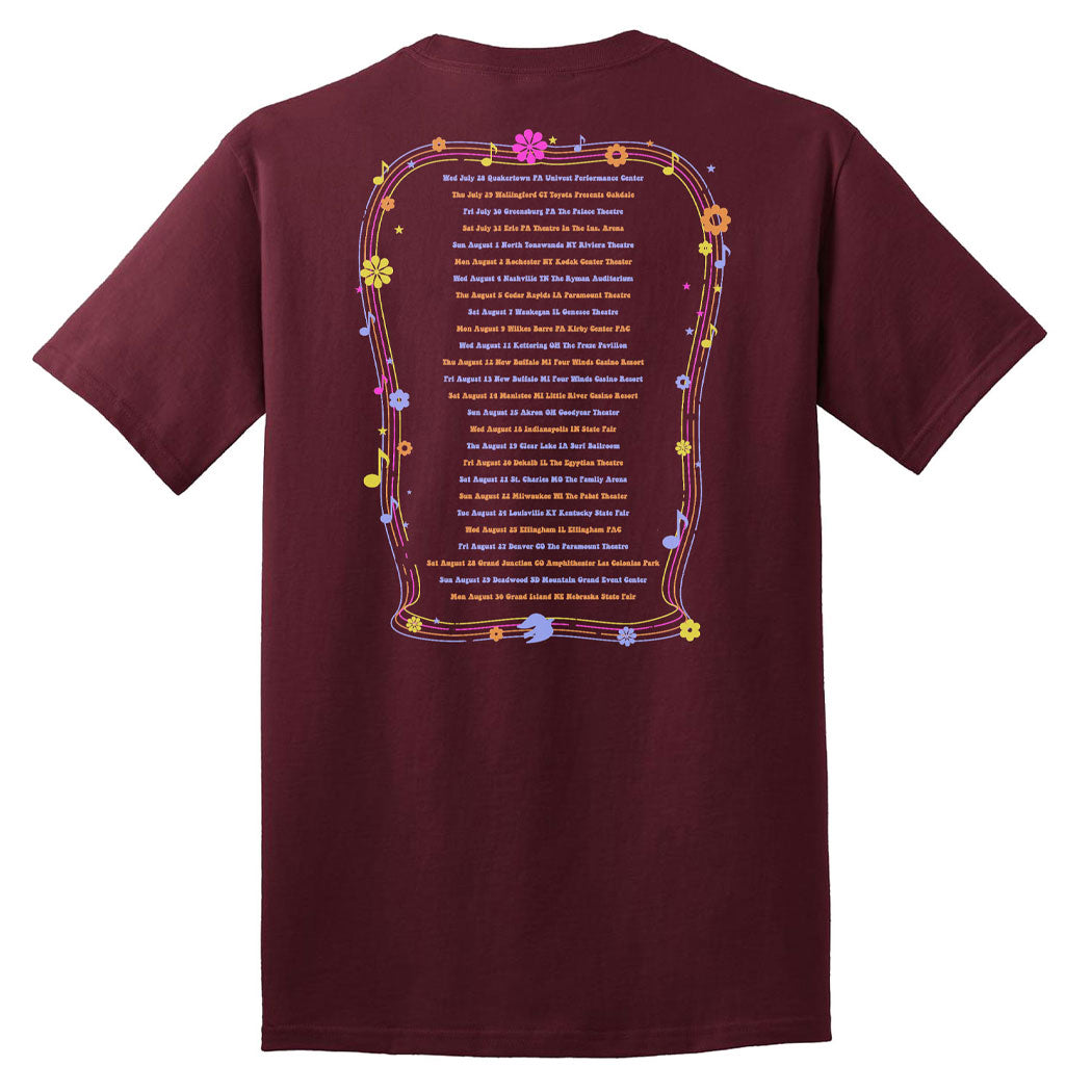 HAPPY TOGETHER Tour 2021 T-Shirt - Maroon