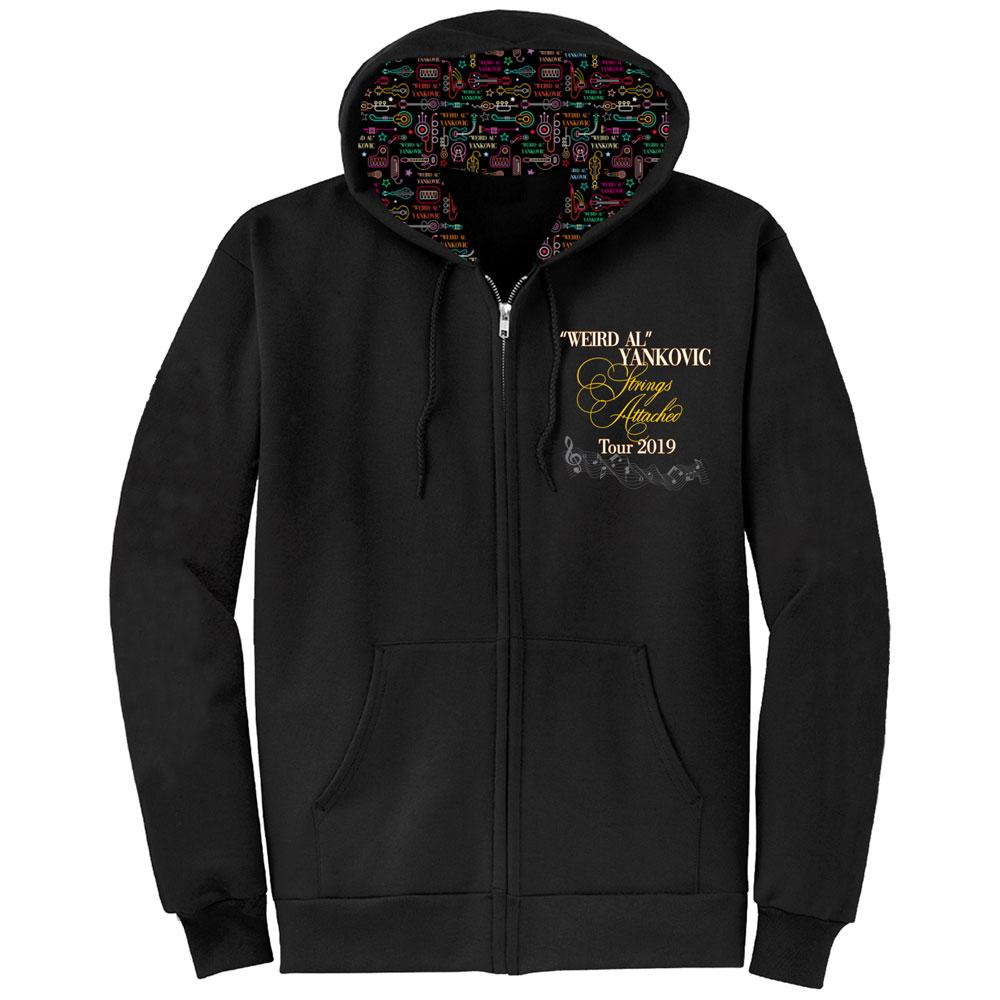 WEIRD AL YANKOVIC Strings Attached Tour Zip Hoodie