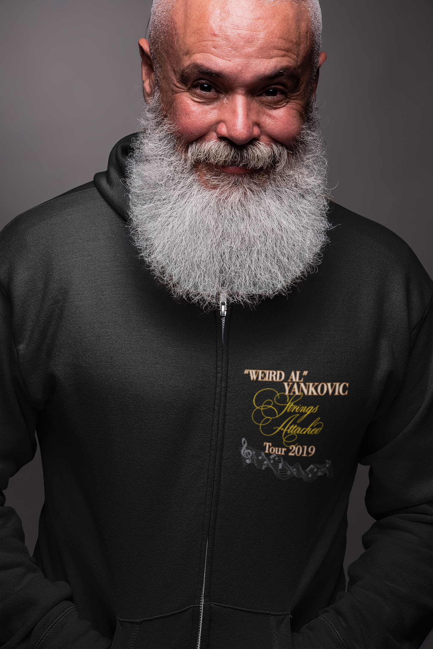 WEIRD AL YANKOVIC Strings Attached Tour Zip Hoodie