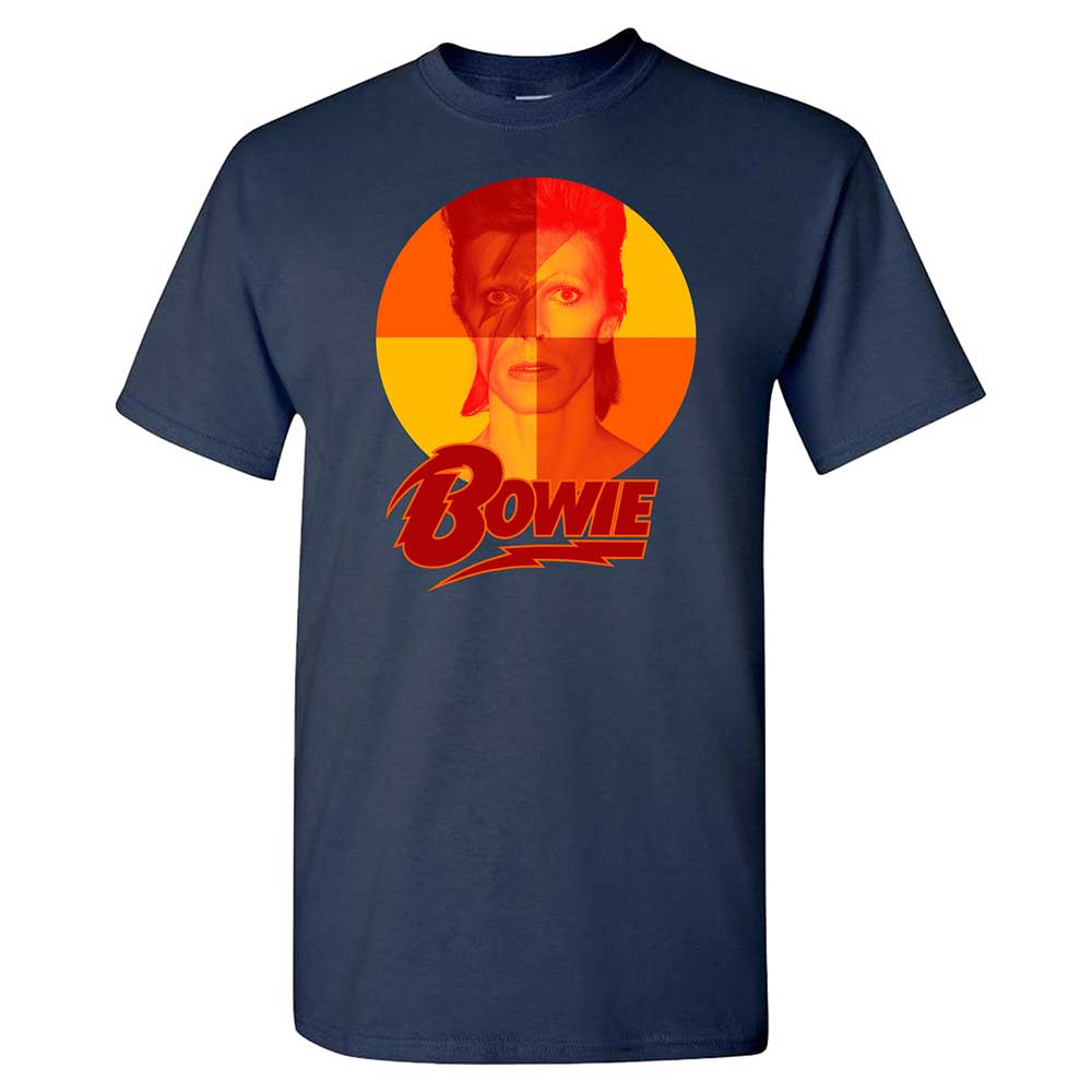 DAVID BOWIE Aladdin Quadrant Orange T-Shirt