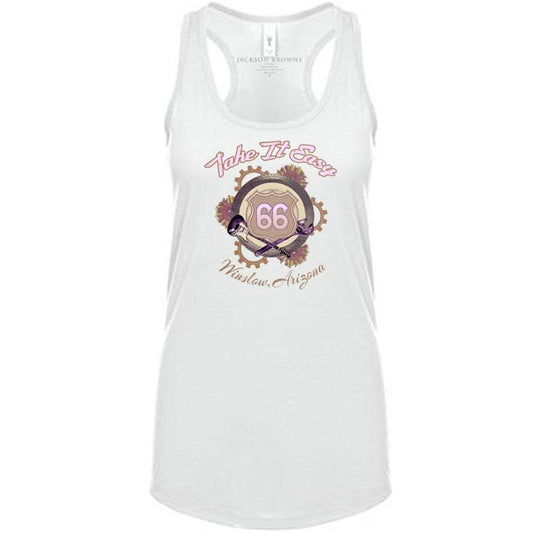 JACKSON BROWNE Take It Easy Ladies Tank Top