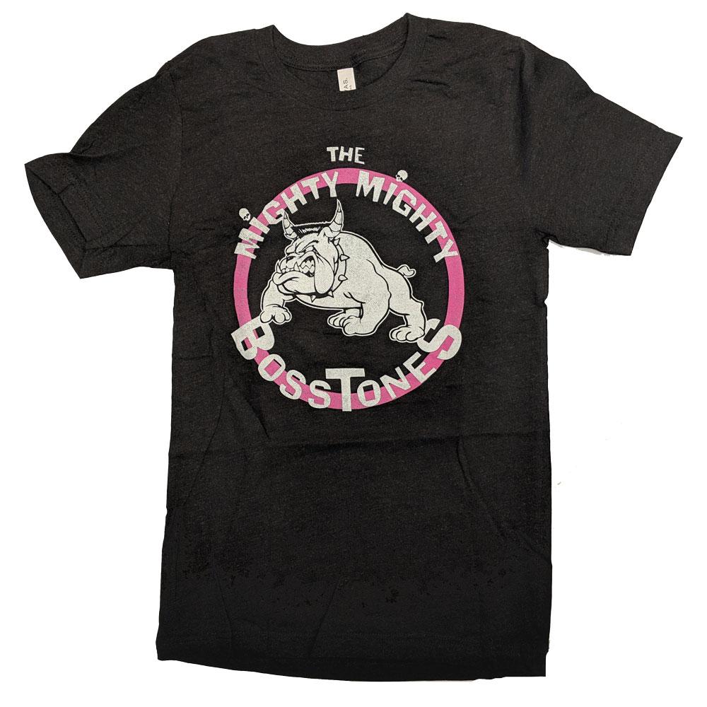MIGHTY MIGHTY BOSSTONES Vintage Bulldog Pink Circle T-Shirt