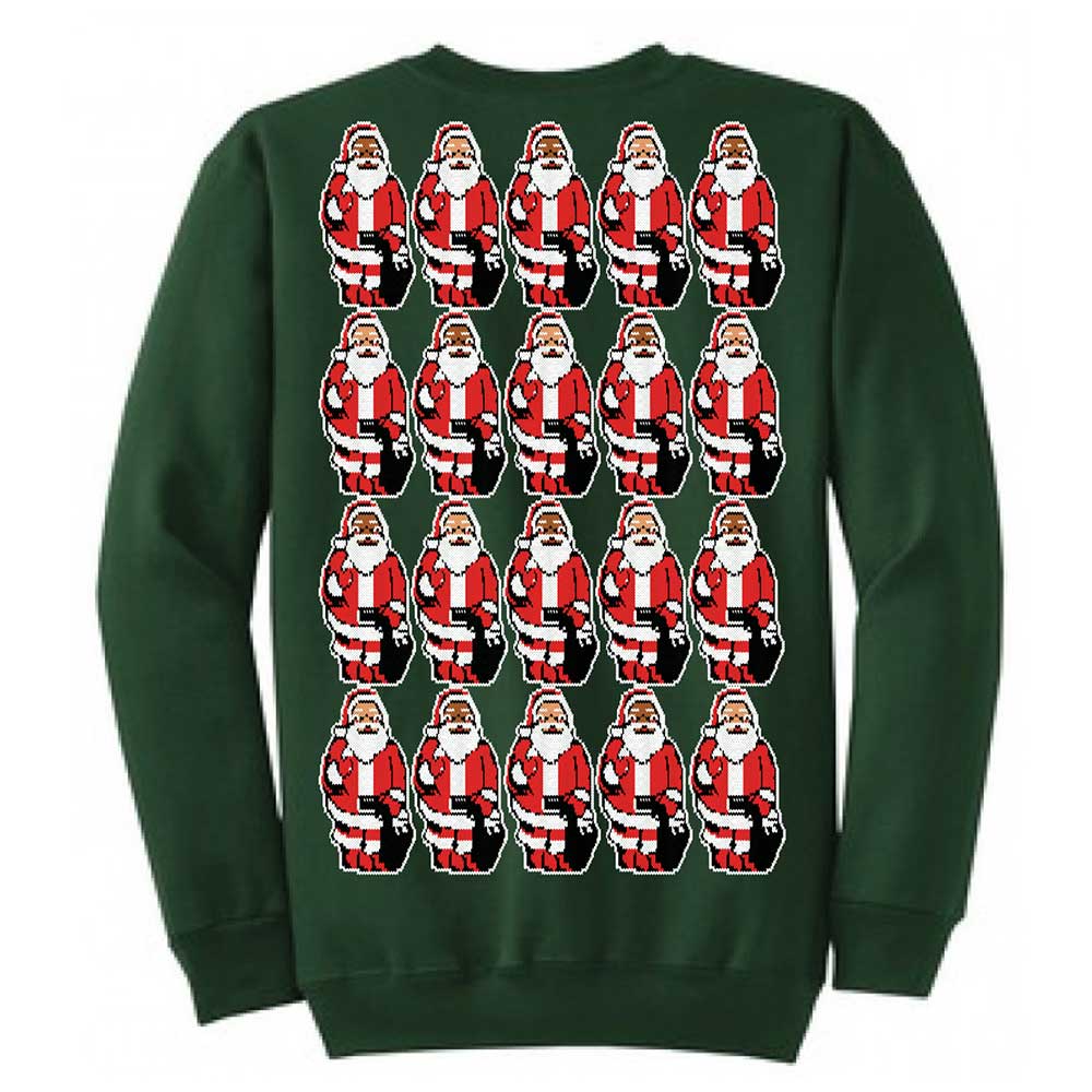 MIGHTY MIGHTY BOSSTONES Many Santas Green Sweater