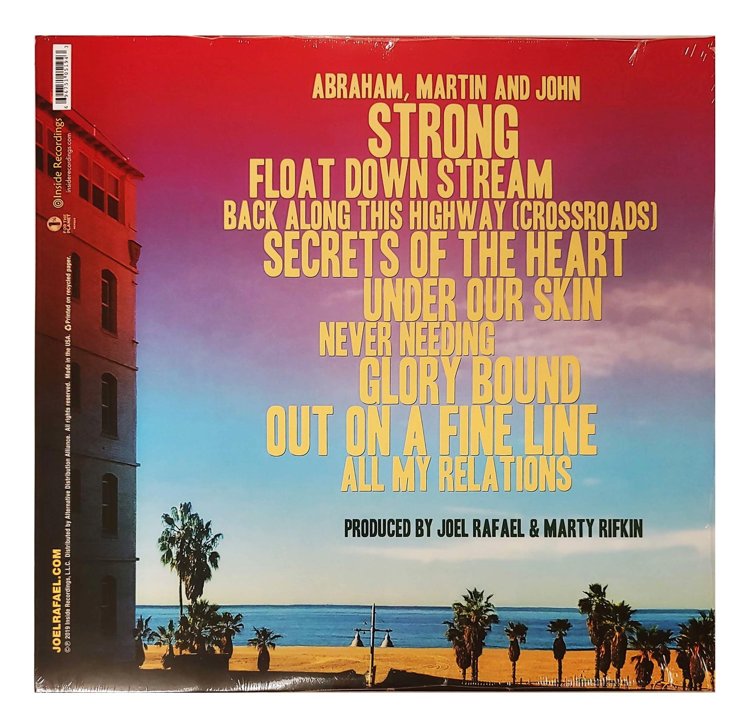 JOEL RAFAEL Rose Avenue 12" Vinyl