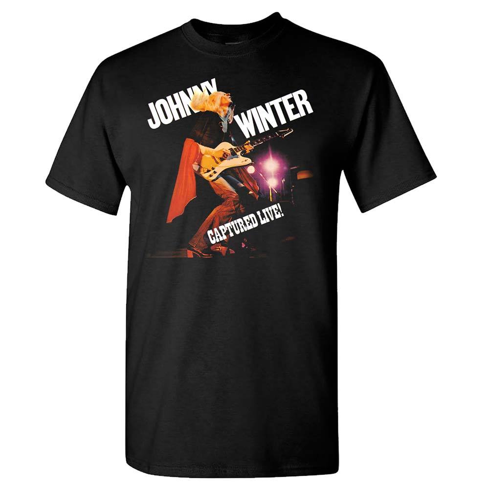 JOHNNY WINTER Captured Live T-Shirt
