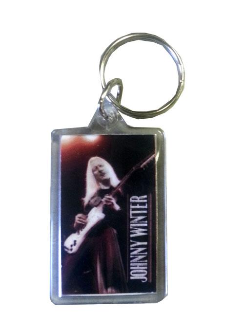 JOHNNY WINTER Live Photo Keychain