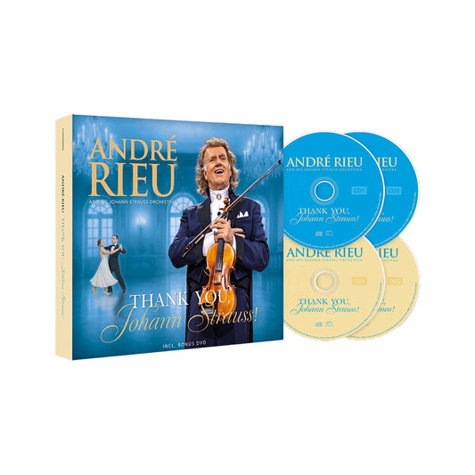 ANDRÉ RIEU Thank You, Johann Strauss - CD (+Bonus DVD)