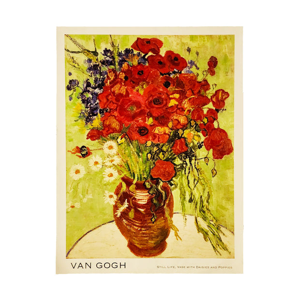 Vase with Red Poppies Poster