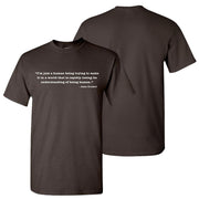 JOHN TRUDELL Human Being T-Shirt - Brown