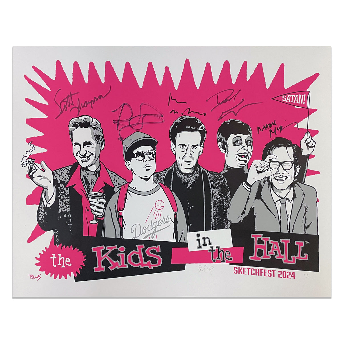 Kids In The Hall Forward Merch   KTH0040MULOSSignedPoster 