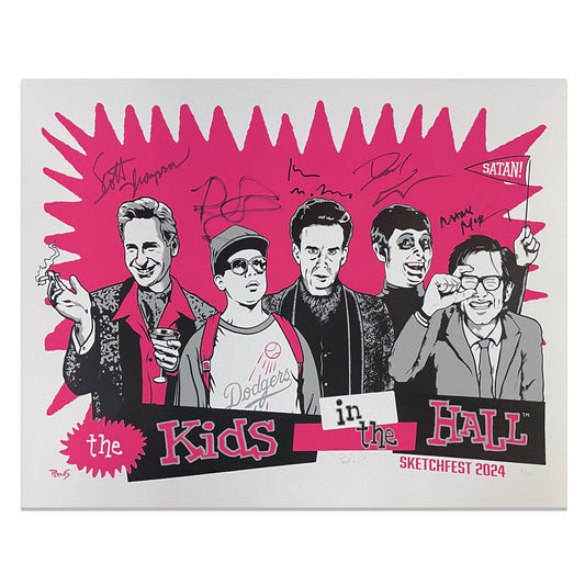 KIDS IN THE HALL Autographed Sketchfest 2024 Poster