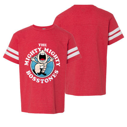 MIGHTY MIGHTY BOSSTONES While We're At It Red Youth Football T-Shirt