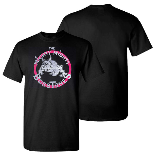 MIGHTY MIGHTY BOSSTONES Vintage Bulldog Pink Circle T-Shirt