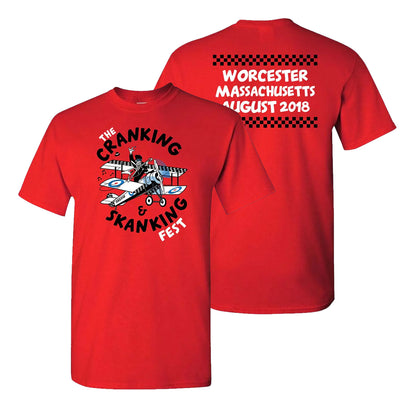 MIGHTY MIGHTY BOSSTONES Crankin' Worcester 2018 Red Tour Shirt