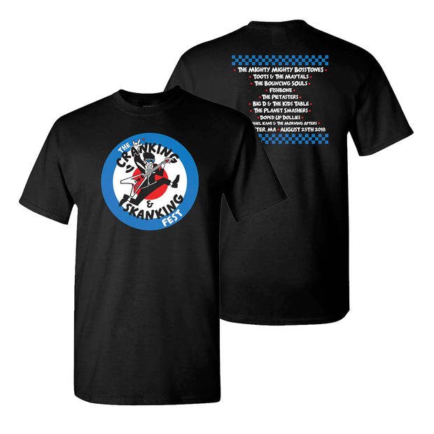 MIGHTY MIGHTY BOSSTONES Crankin' Worcester Black 2018 Tour T-Shirt