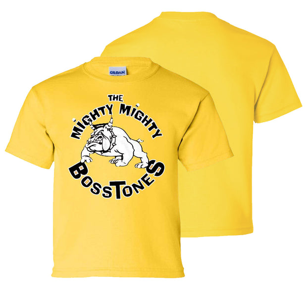 MIGHTY MIGHTY BOSSTONES Classic Bulldog Yellow Kids T-Shirt