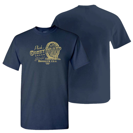 PHISH Coney Island Navy T-Shirt