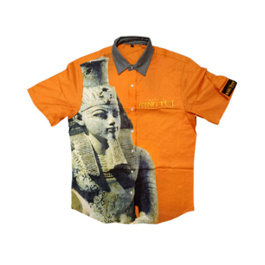 Statue Gradient Sublimated Button Down Shirt