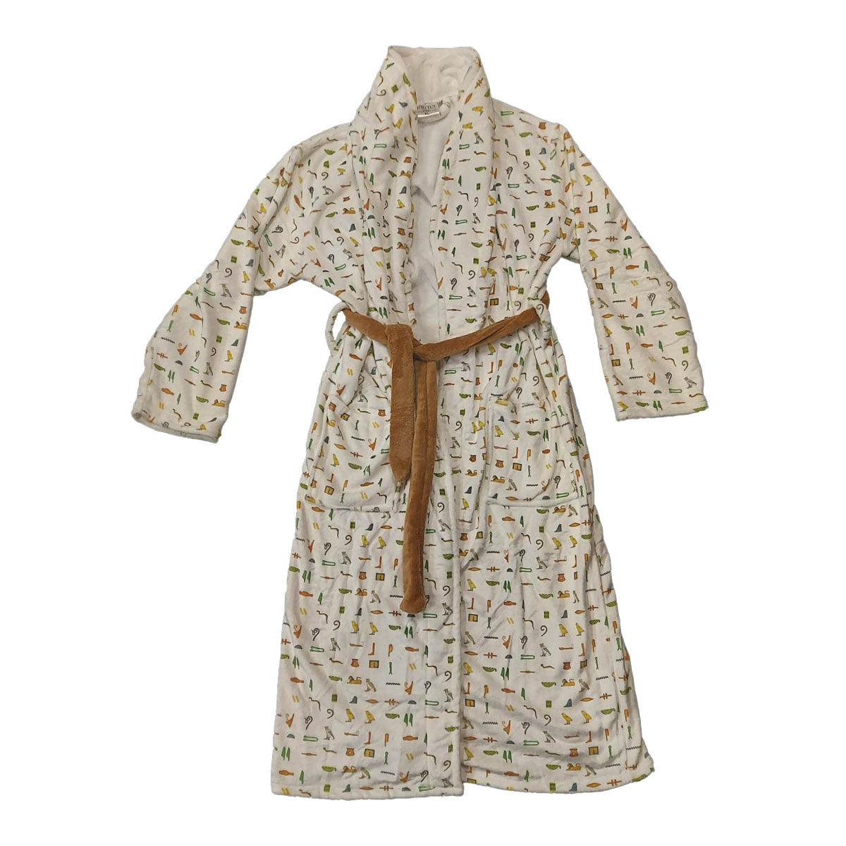 Hieroglyphics Sublimated Robe (white)