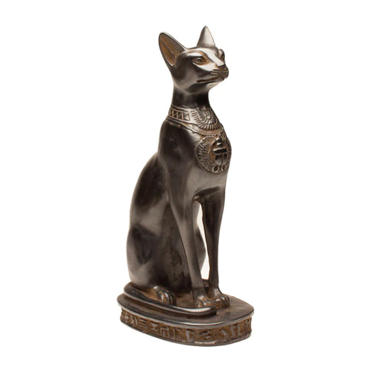 Bastet Cat Black Med 8"