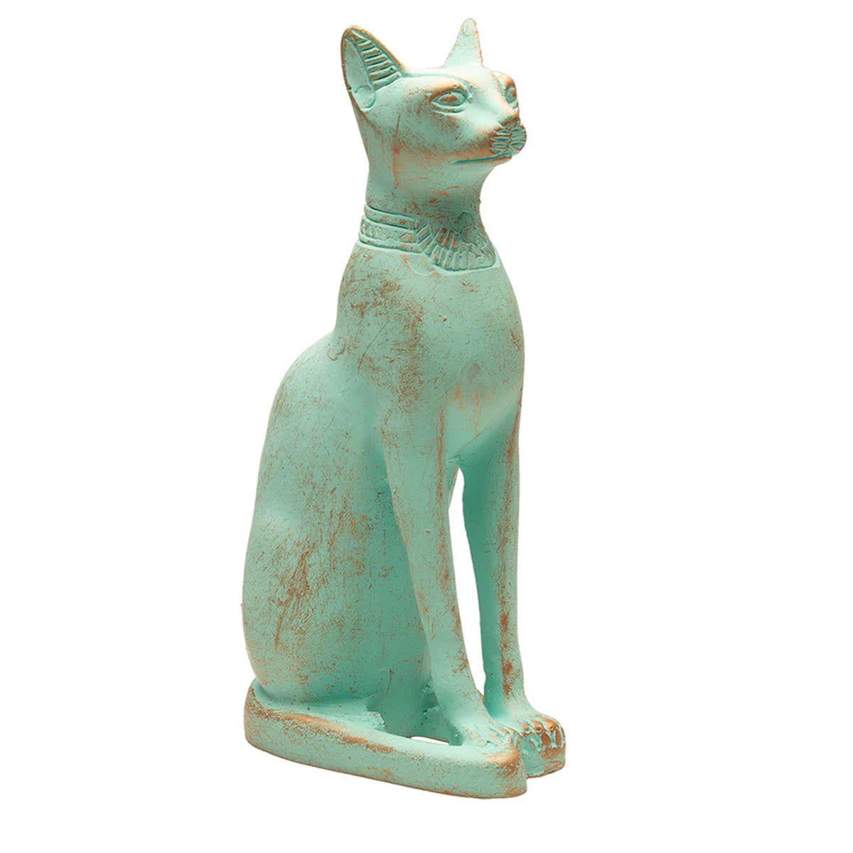 5.25" Cat Bastet Patina