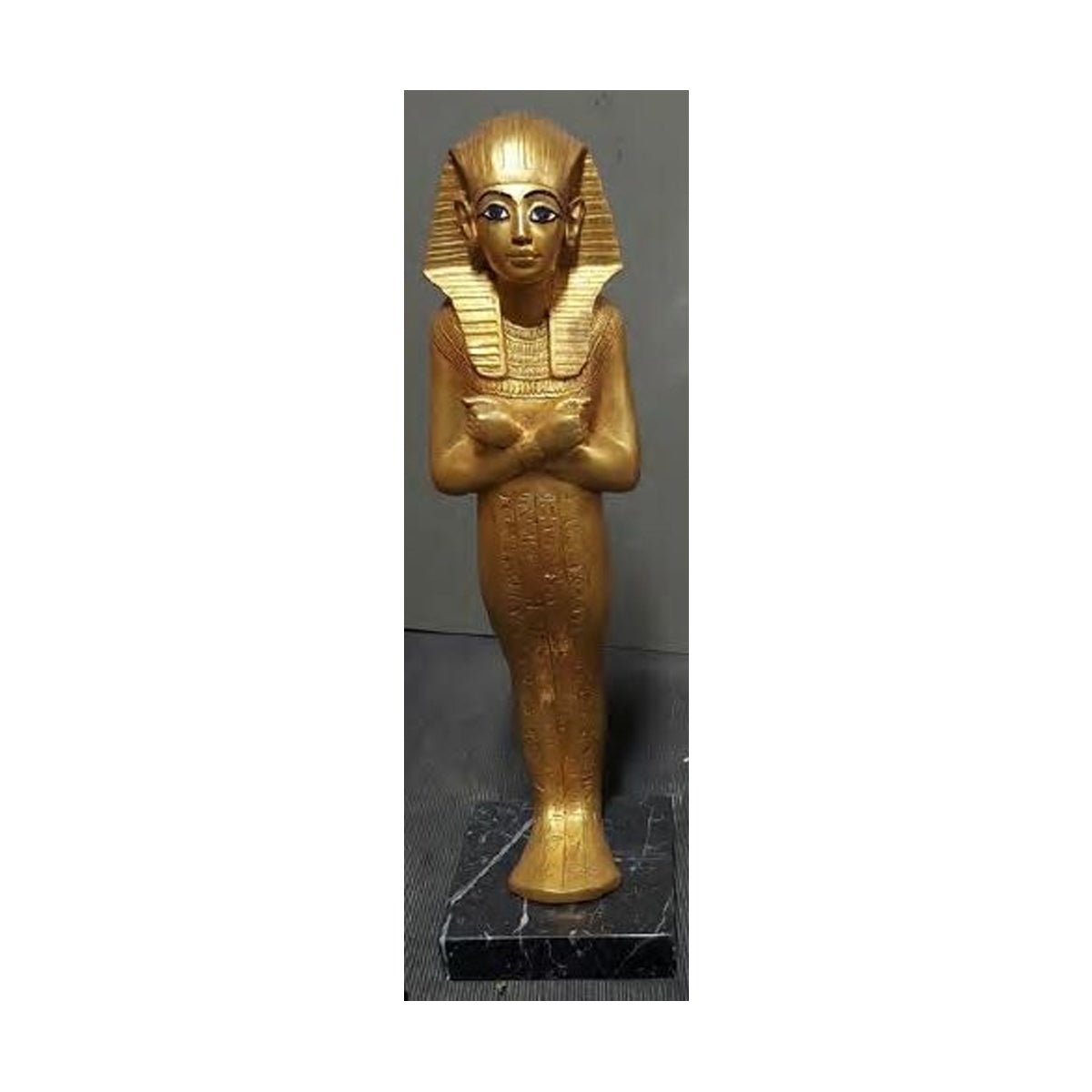 Tut Gold Leaf On Marble Statue