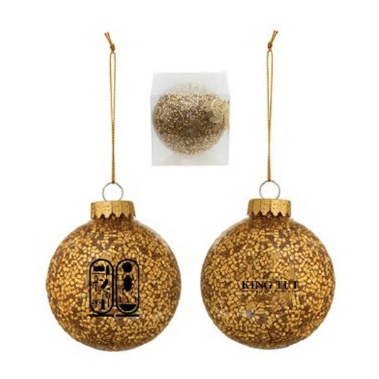 Cartouche Glitz Gold Ornament