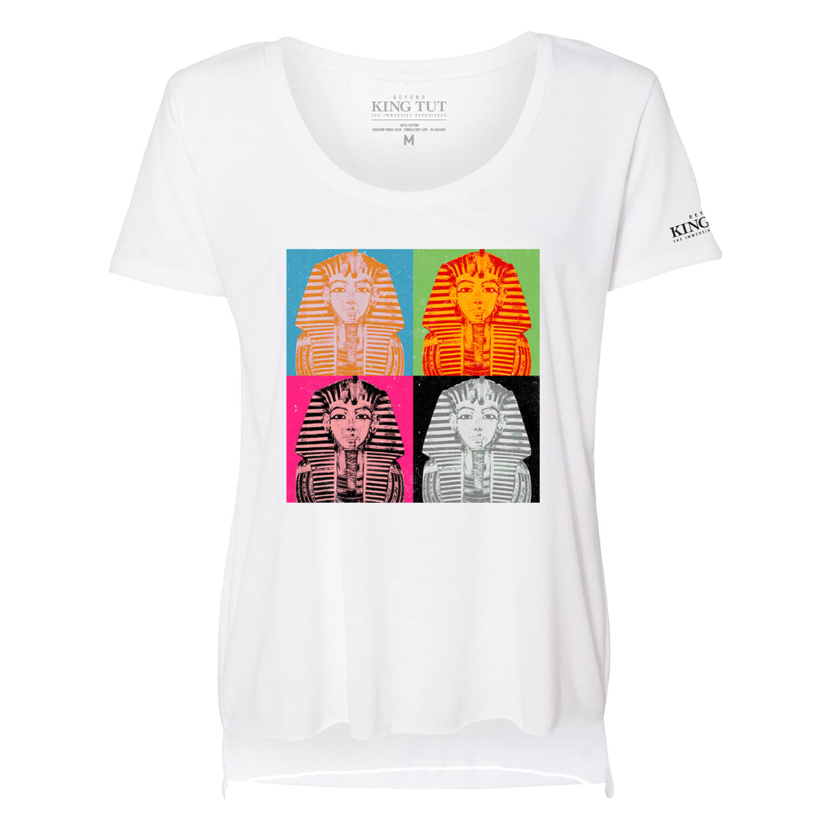 Ladies Pop Art T-shirt White