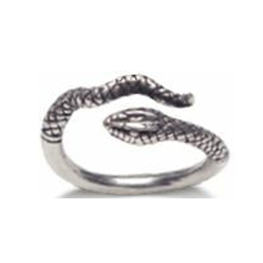 Antiqued Silver Egyptian Snake Ring