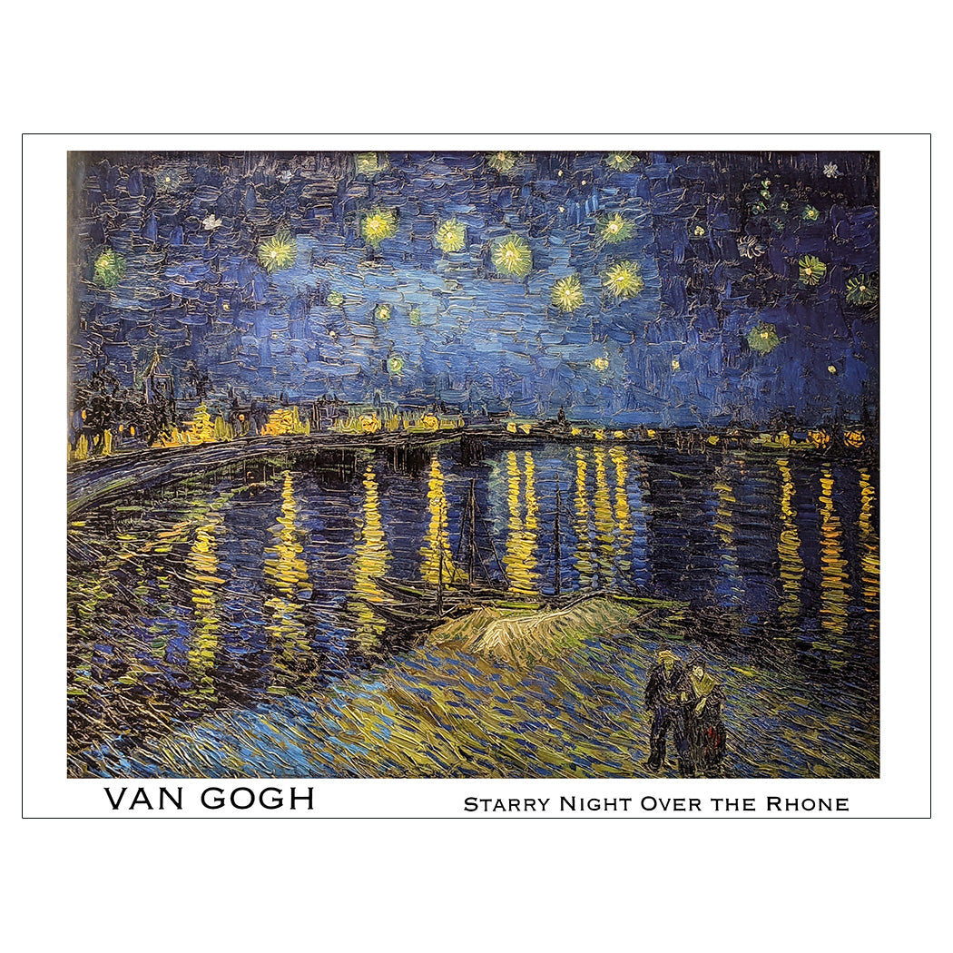 Starry Night Over the Rhone Poster