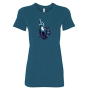 My Cleveland Heart Ladies T-Shirt - Dark Teal