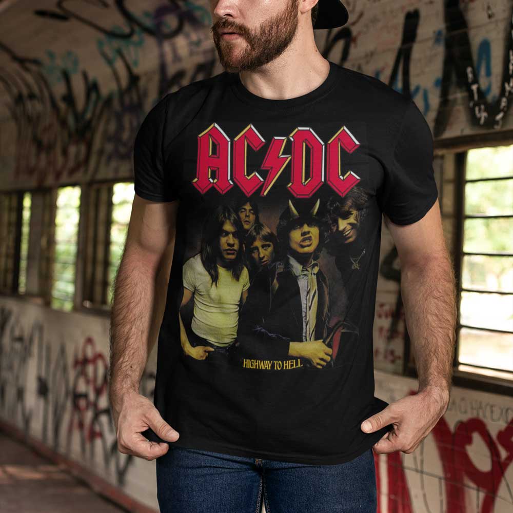 AC DC Highway to Hell T Shirt Forward Merch