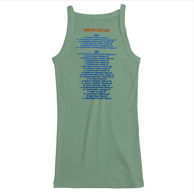 JACKSON BROWNE Steve Earle Summer 2003 Ladies Spaghetti Strap Tank Top