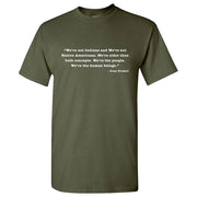JOHN TRUDELL Human Being T-Shirt - Olive