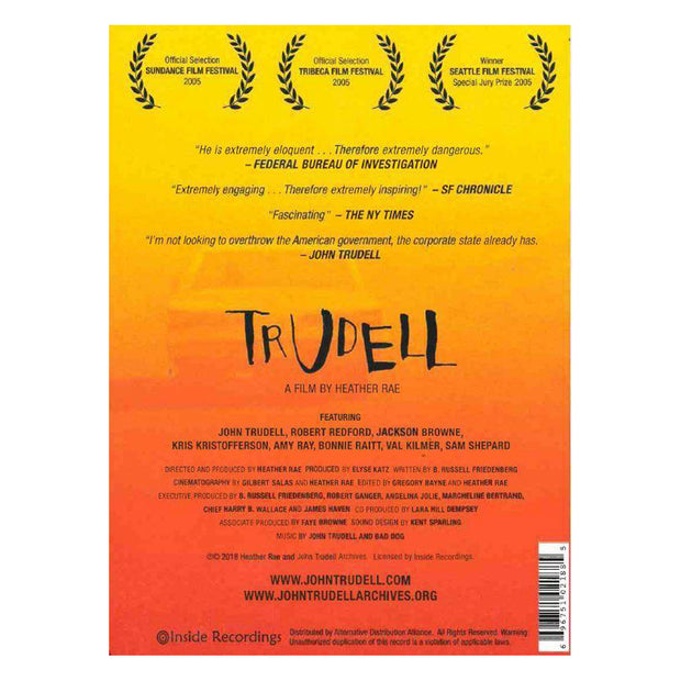 JOHN TRUDELL "Trudell" DVD