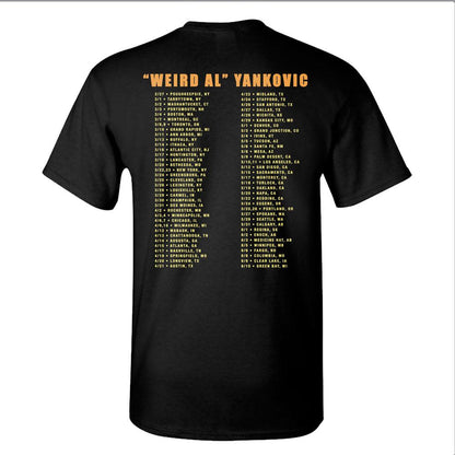 WEIRD AL YANKOVIC 2018 Vanity Tour Official T-Shirt / Tour Dates - Men's