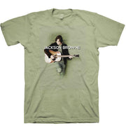 JACKSON BROWNE Solo Acoustic Holding Guitar Shirt