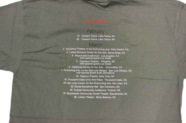 JACKSON BROWNE Spring 2004 Tour shirt