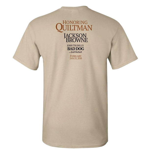 JACKSON BROWNE - Benefit for Quiltman T-Shirt