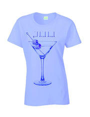 KIDS IN THE HALL Girl Drink Drunk Ladies Tee