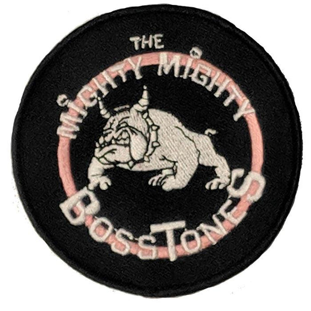 MIGHTY MIGHTY BOSSTONES Round Bulldog Emblem Black Patch