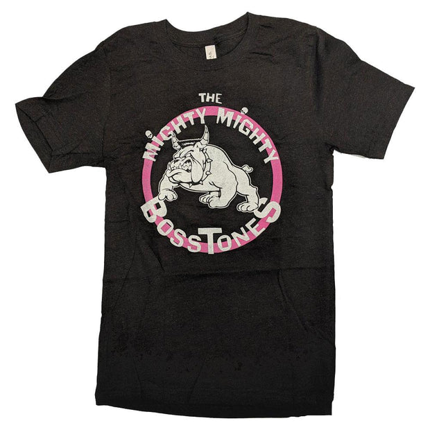 MIGHTY MIGHTY BOSSTONES Vintage Bulldog Pink Circle T-Shirt